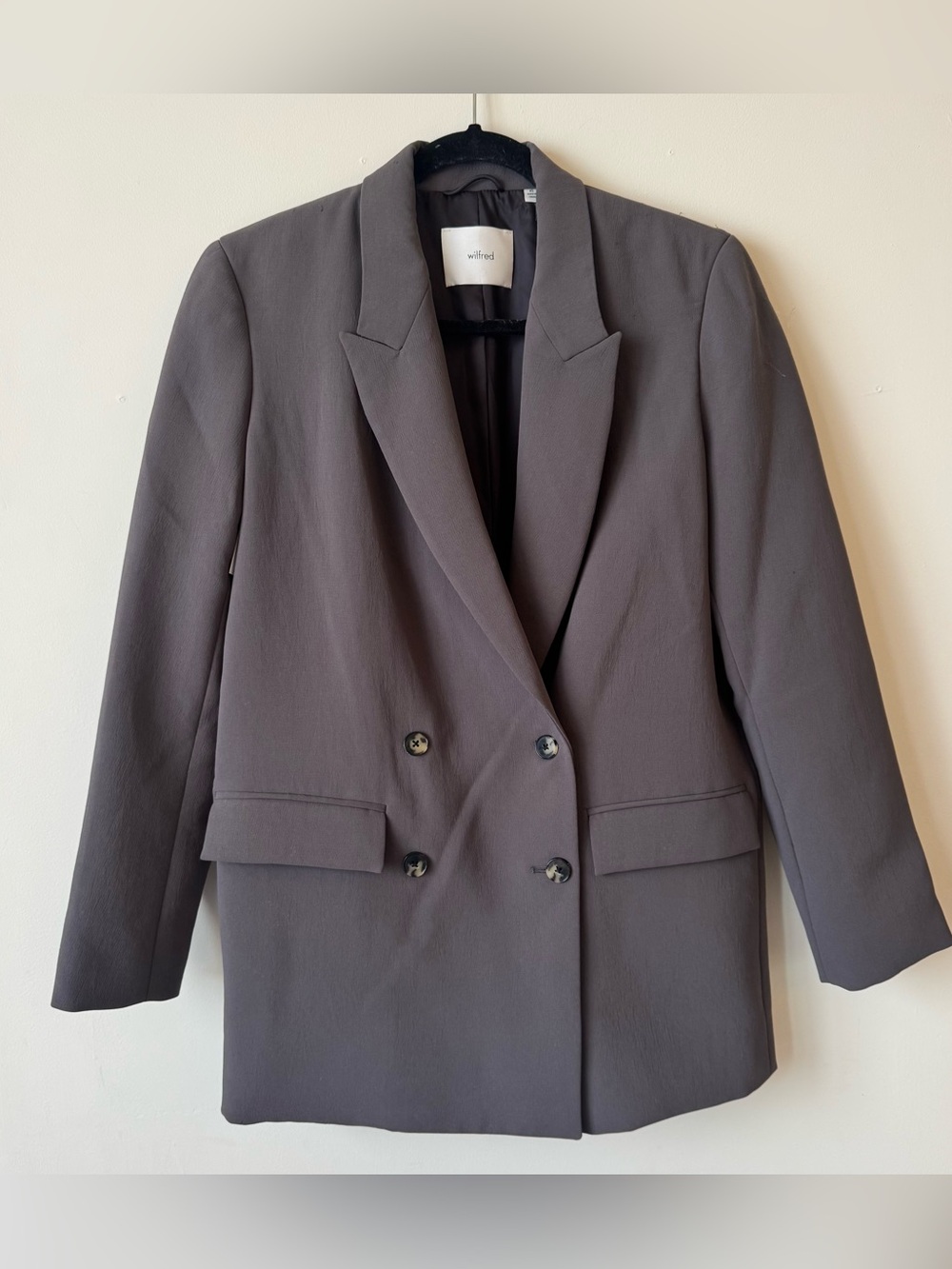 Aritzia Wilfred Cherrelle Double Breasted Blazer Size XS